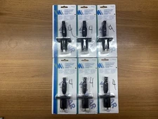 LOT OF 6  NEW VALMAR ACCESSORY PLUG & SOCKET MODEL 31732 CHROME PLATED