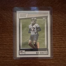 Panini Nik Bonitto Denver Broncos 2022 Score Rookies Rookie Card #317. rookie card picture