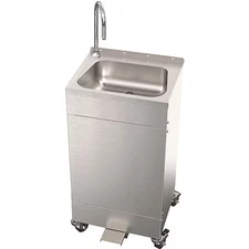 ACORN CONTROLS EPS1010-F11 Portable Hand Washing Station, Silver
