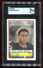 1983 Topps #294 Marcus Allen RC Rookie SGC 7 NM HOF Raiders~(GC)