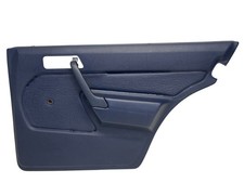 Mercedes W201 190 E Türverkleidung Türpappe Leder Blau Abdeckung Hinten Rechts Mercedes W201 190 E Türverkleidung Türpappe Leder Blau Abdeckung Hinten Rechts