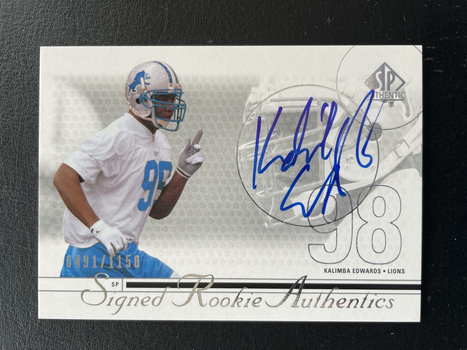Kalimba Edwards SP Authentic #198 Autograph Patch