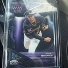 2026 Topps Chrome Black Paul Skenes #35 Purple Mini Diamond Refractor /75 MINT