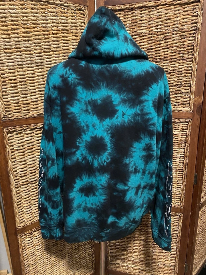 Rare DGK Awesome Colours Tie Dye Hooded Hoody Hoodie Near New Embroidered XL US - image 4 of 4