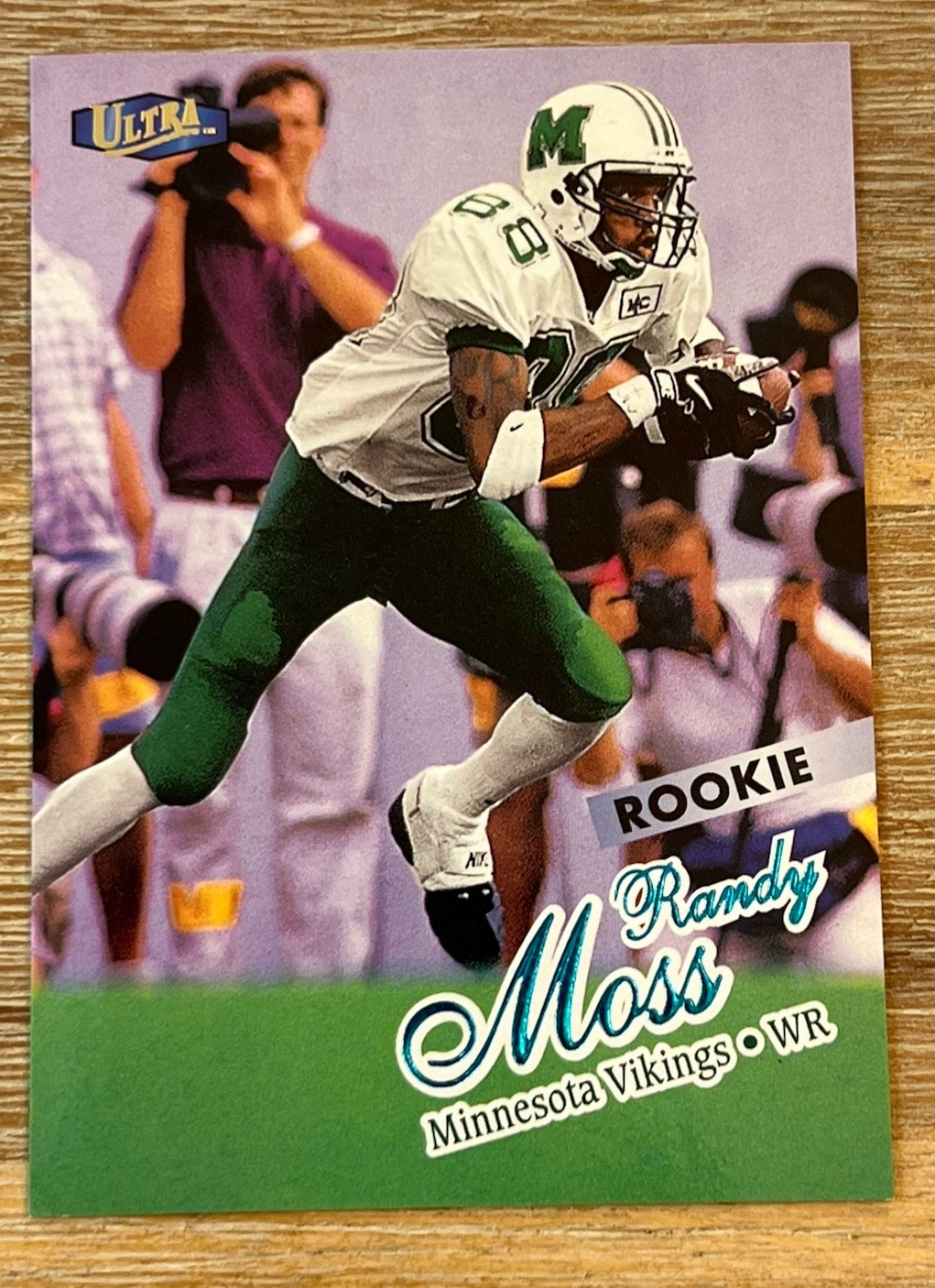 1998 Fleer Ultra Randy Moss Rookie RC #406 Vikings Football Card