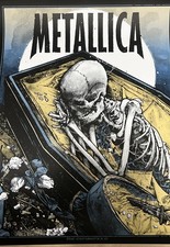 Metallica Unforgiven II ReLoad Poster Original Limited #358/500 Dan Dippel Nice!