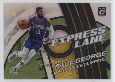 2021 Panini Donruss Optic Express Lane Lime Green Prizm /149 Paul George #21 5n4