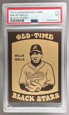 1974 Laughlin Old-Time Black Stars 13 Willie Wells PSA 7 85856583