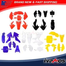 Fit For Honda XR50 CRF50 SDG SSR 107 125 Dirt Pit Bike Plastic Fender Fairing
