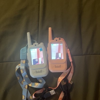 Video Walkie Talkies for Kids, Handheld 2 Pack Rechargeable Video Intercom Ki...