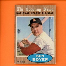 1962 Topps Ken Boyer #392 St. Louis Cardinals EX