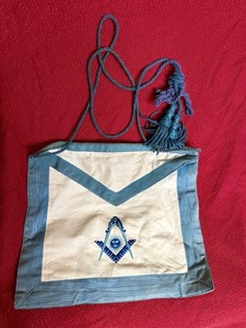 Antique/Vintage MASONIC MASON Lodge Apron Regalia