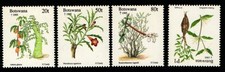 BOTSWANA SG813/6 1995 CHRISTMAS PLANTS MNH