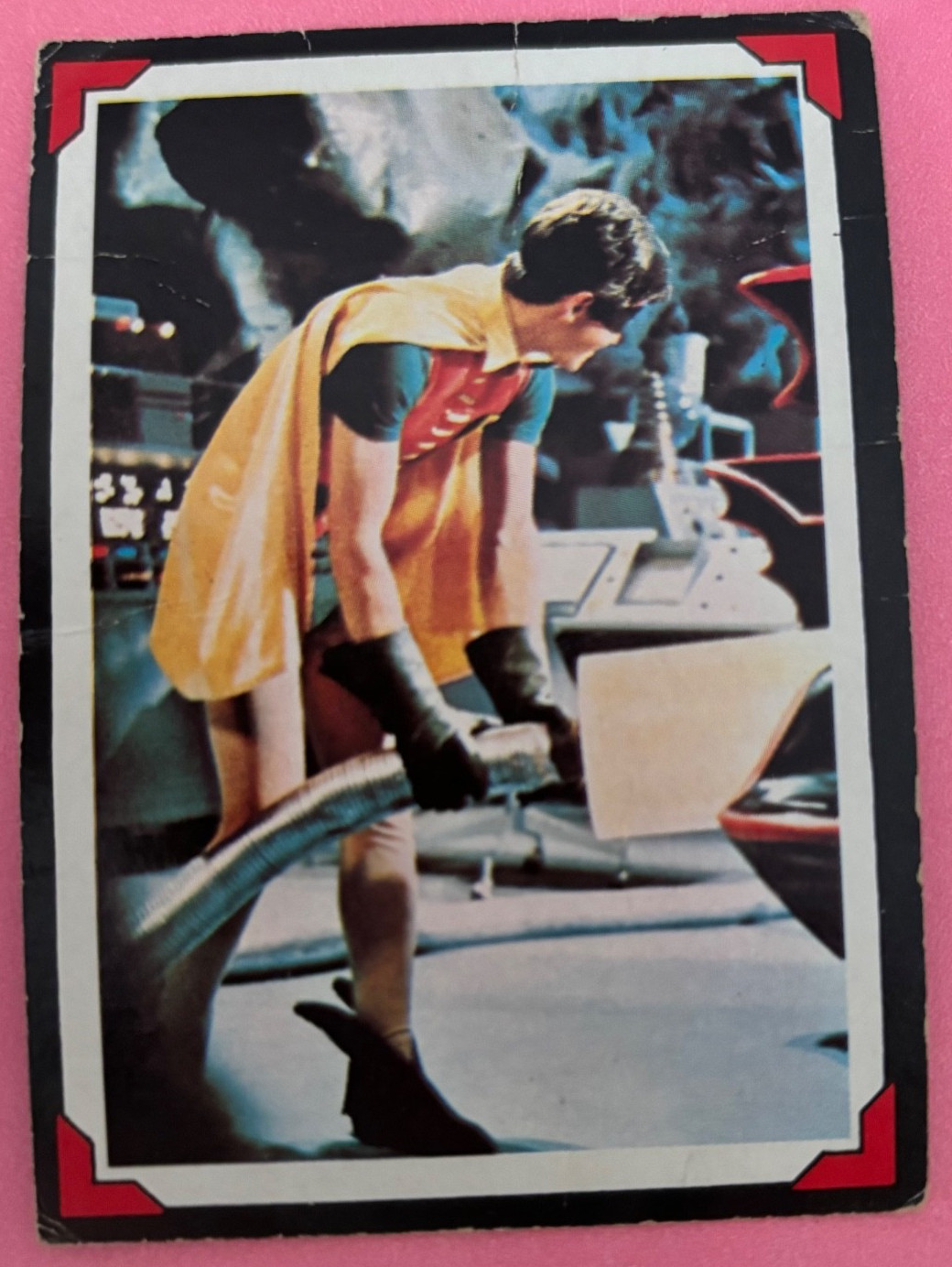 1966 Topps Batman Riddler Back #4 Rarin to Go
