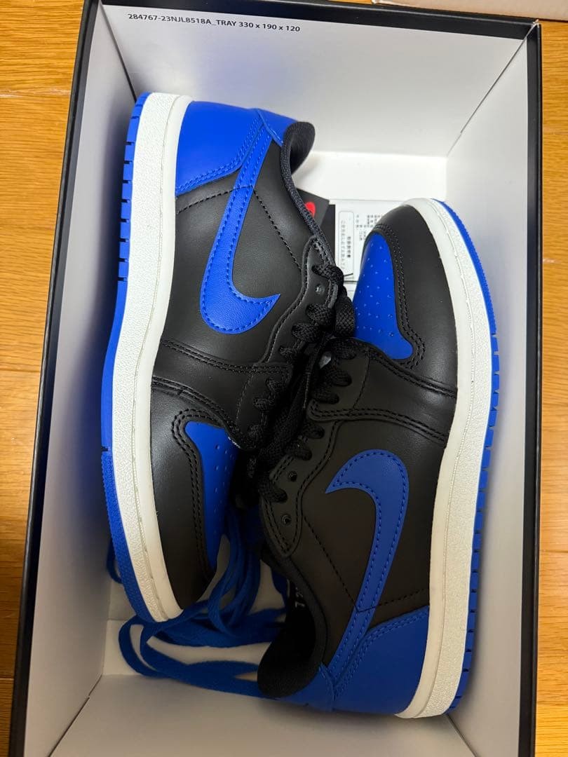 Men 7.0US Sneaker Air Jordan 1 Low 85 Black And Royal Blue Men 7.0US Sneaker Air Jordan 1 Low 85 Black And Royal Blue