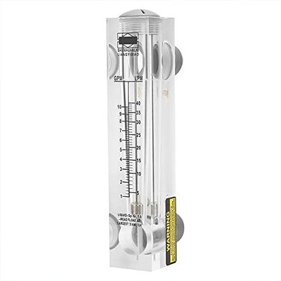 LZM-25 Acrylic Panel Type Liquid Gas Flowmeter 1'' Male for Water... 