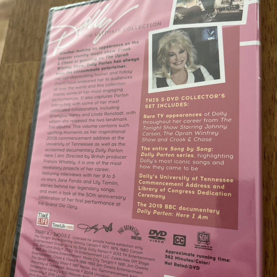 NEW SEALED Dolly Parton The Ultimate Collection Vol 2 (5 DVD Set 2020 Time Life) - Image 4 of 4