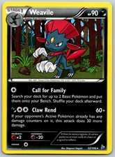 Weavile Rare XY - Flashfire 52/106 NM