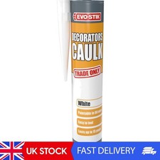 Paintable White Decorators Caulk 280ml - Crack & Gap Sealant for Doors & Windows