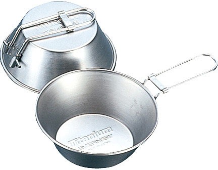 Evernew Evernew Titanium Sierra Cup Titanium Sierra Cup Fold Hand Cups - Mugs