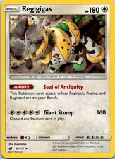 Regigigas 084/111 Holo Pokemon Sun & Moon Crimson Invasion 2017 NM