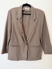 Vintage Alfred Dunner Skirt Suit Set Houndstooth Made in USA
