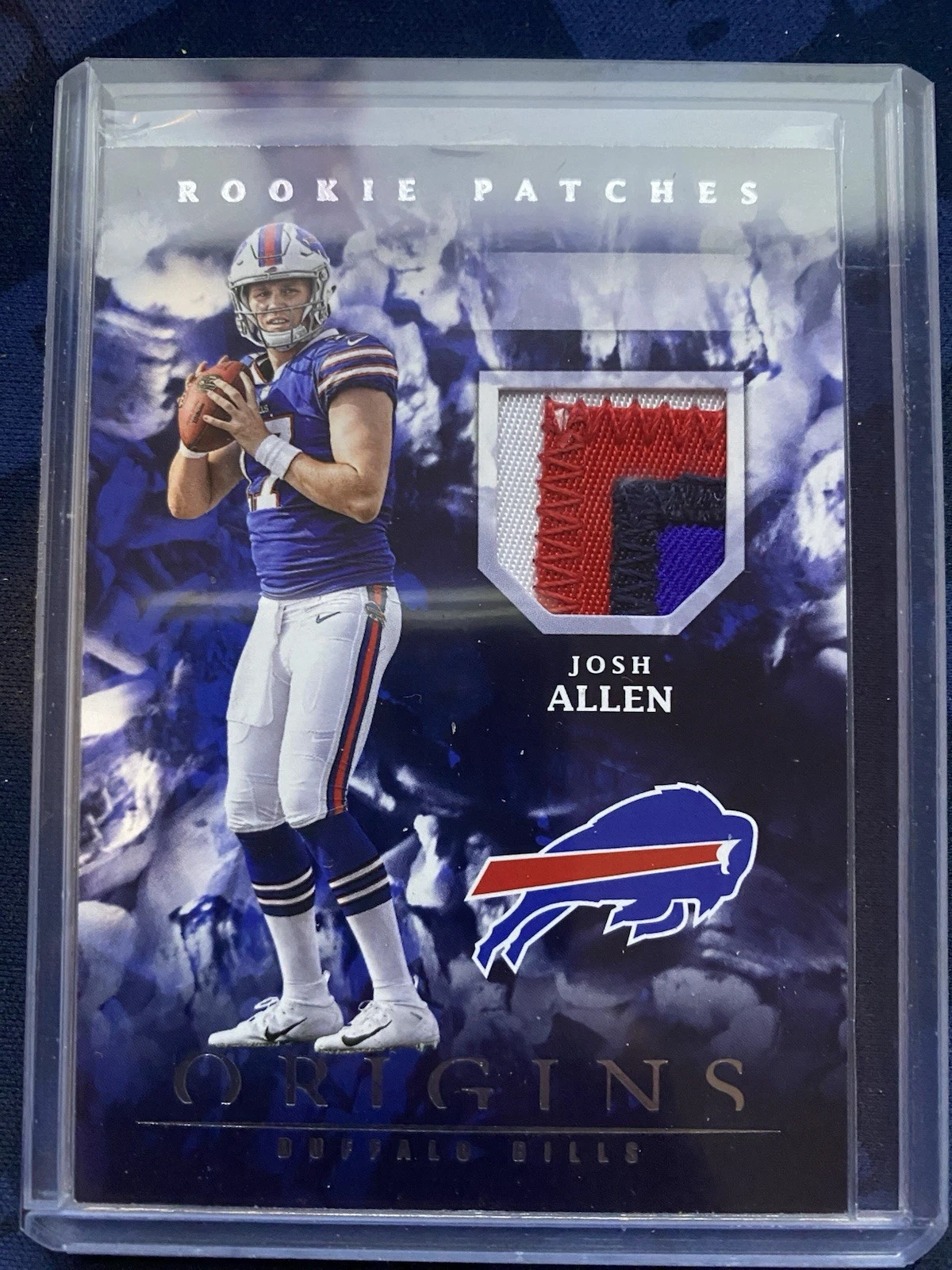 Josh Allen Panini Origins Rookie Patches #RP4 Nflpa Tag 1/1