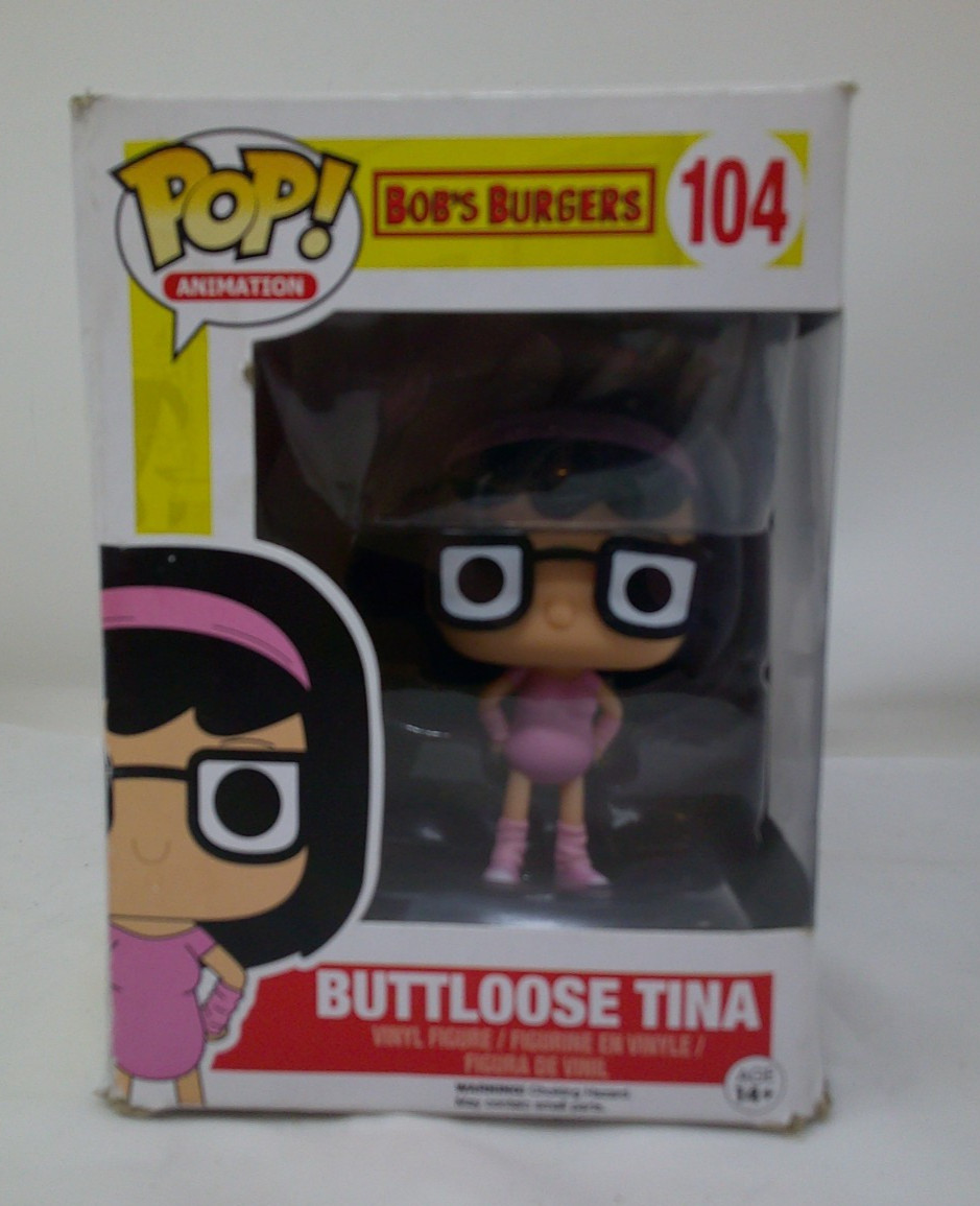 Funko Pop - Animation - Bob'S Burgers - #104-Buttloose Tina New But Damaged Box