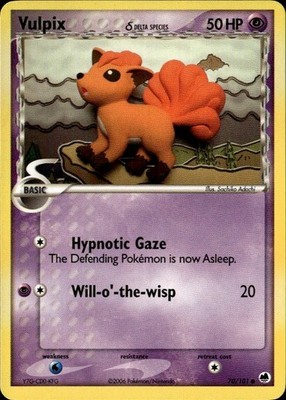 Vulpix (Delta Species) Common DF Dragon Frontiers 70/101