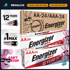 48 Count AA  AAA Batteries Combo Pack - 24 Max AA  24 Max AAA - Long Lasting P