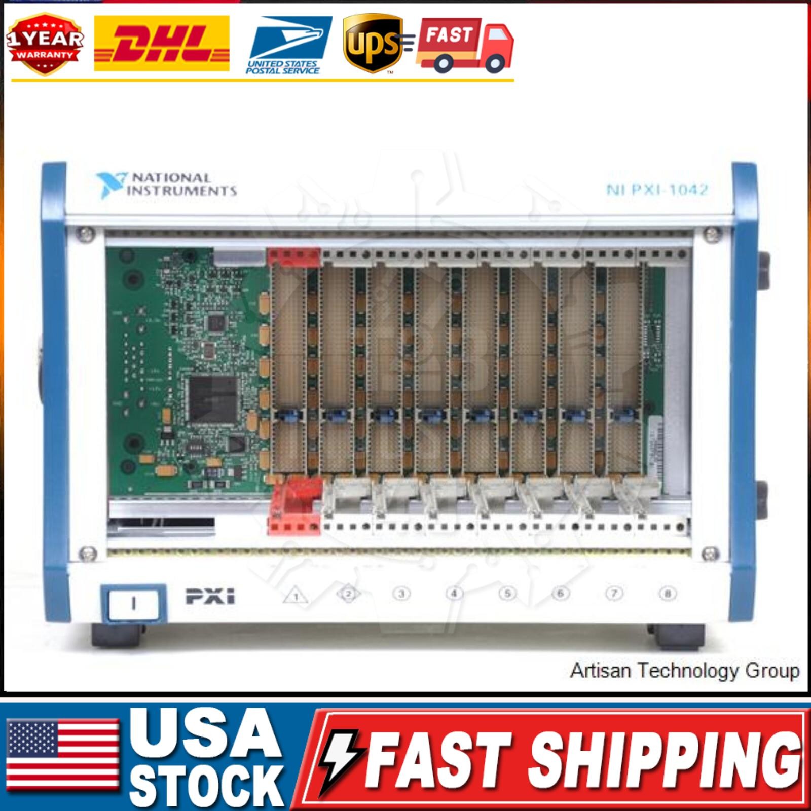 NEW National Instruments PXI1042 PXI-1042 8-Slot, Universal AC PXI Chassis