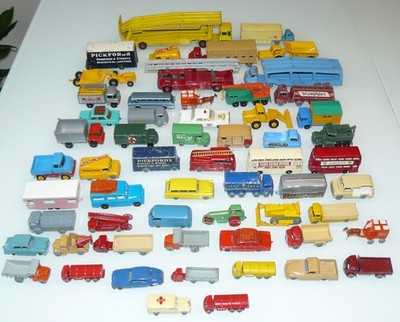 Matchbox Lesney Moko 1-75, frühe Ausgaben, 50er & 60er Jahre, teilweise selten