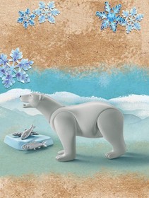 Playmobil 71053 Wiltopia Polar Bear Animal. 6 pc. sealed. New