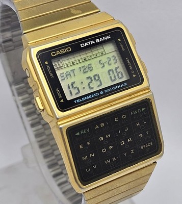 Casio Data Bank DBC-610 Chronograph 676 Quartz Vintage Men s Watch