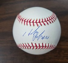 Hideki Irabu autographed baseball (ROMLB New York Yankees World Series Champion)