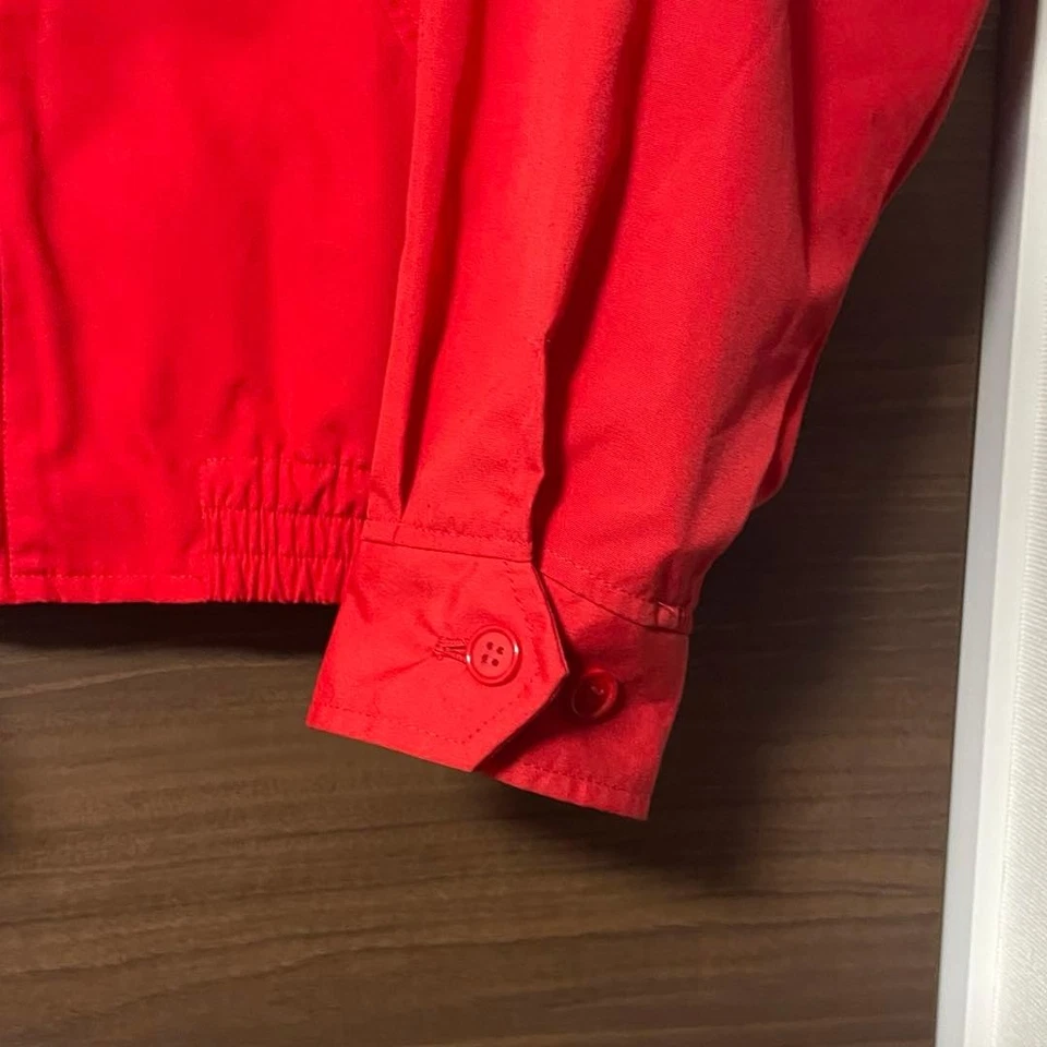 NISSAN NISMO 工作夹克复古 80 年代 90 年代棉涤纶 GTR 红色 M — 第 4/4 张图片