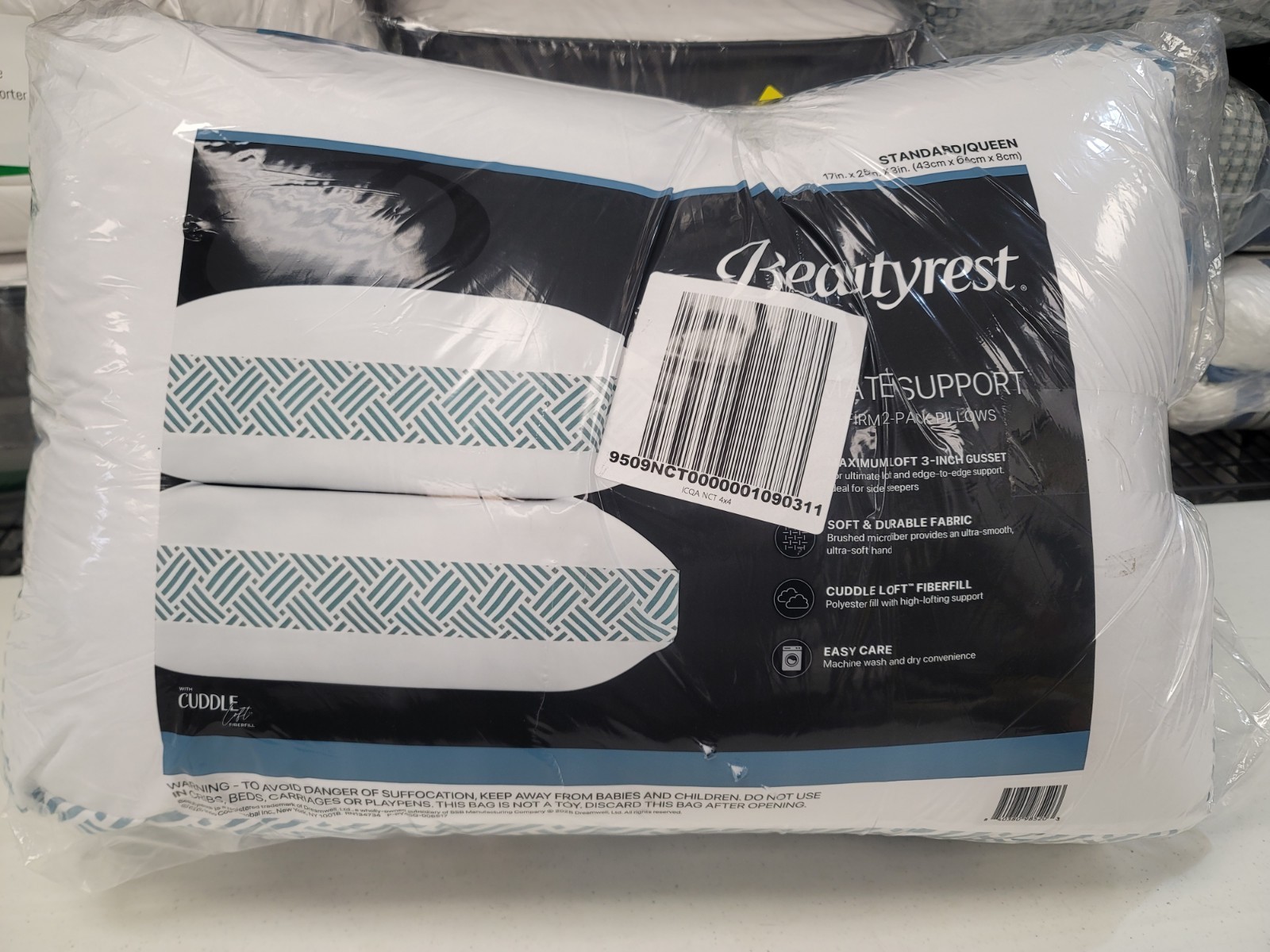Beautyrest Ultimate Support Extra Firm Standard/Queen Pillow
