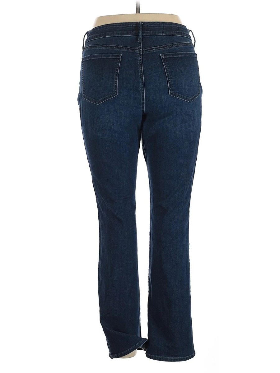 NYDJ Women Blue Jeans 14 View 2
