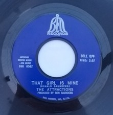 Rare Soul 45 The Attractions US Original NM