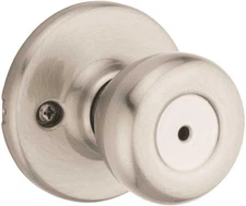 Kwikset Tylo Interior Privacy Door Knob with Lock, Door Handle For Bathroom and 