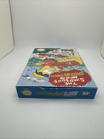 The Simpsons: Bart vs. the Space Mutants (Nintendo NES, 1991) Game Original Box
