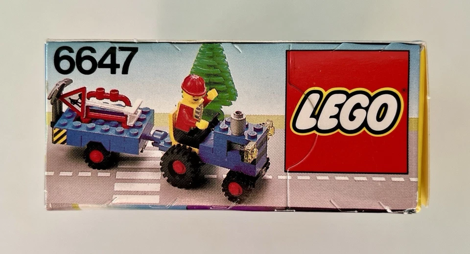 LEGO 6647 Vintage LEGOLAND Town Highway Repair Brand New Sealed Box - Image 4 of 4
