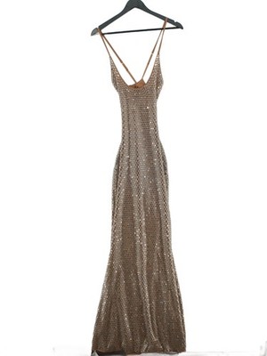 Oh Polly Maxikleid UK8 in Gold
