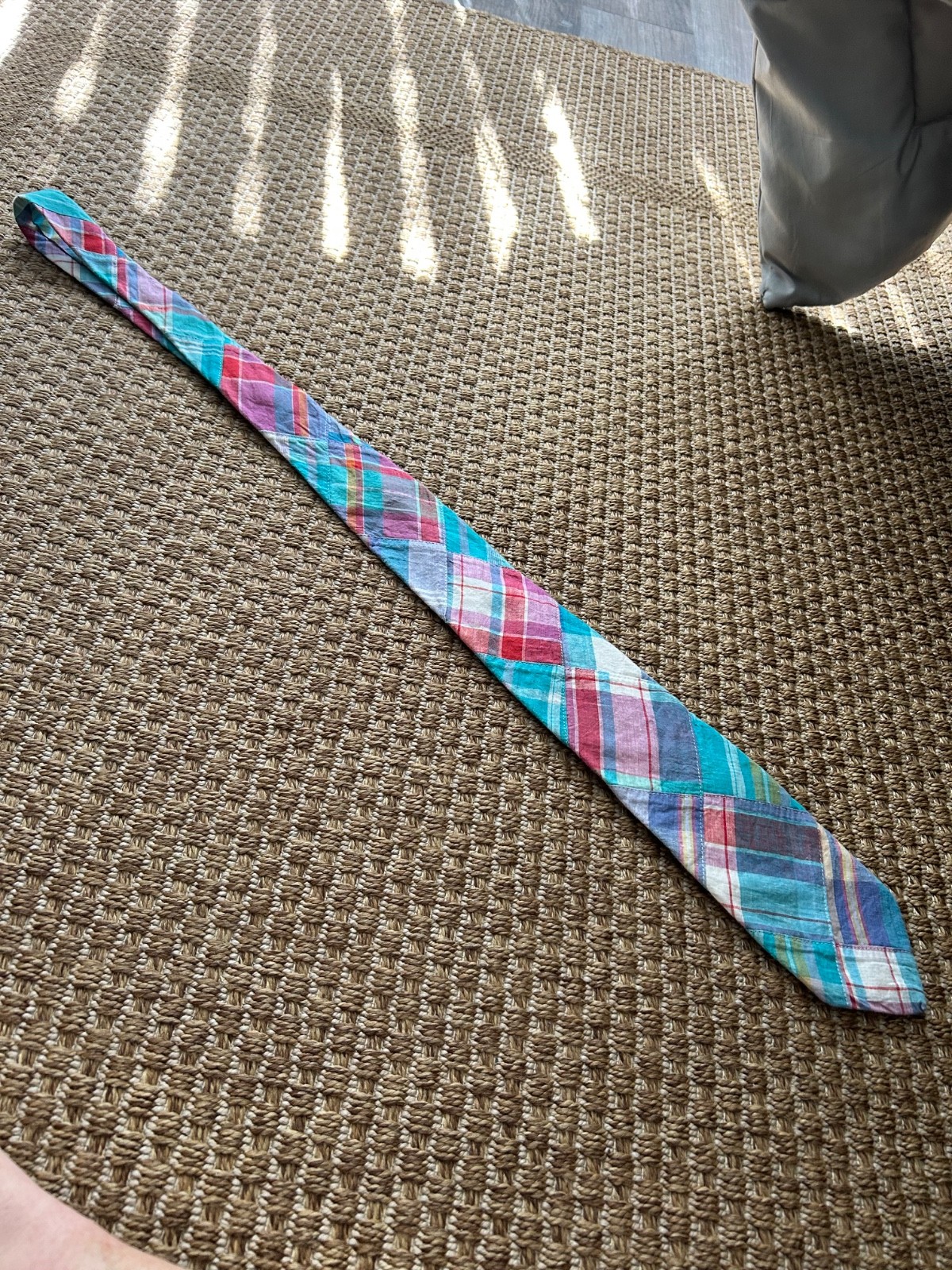 Mark Pendleton made USA multicolor Madras cotton … - image 2