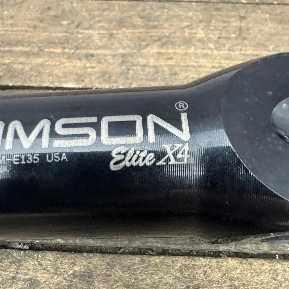 Thomson Elite X4 Bike Stem 120mm 0 Deg 31.8mm 1-1/8 Black USA MTB Road - Image 4 of 4
