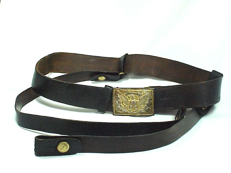 Indian Wars ARMY OFFICER'S SABER BELT Maker Marked