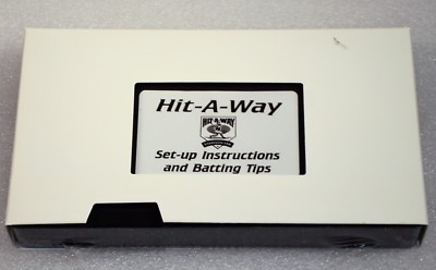 HIT-A-WAY VHS Video Tape Set-Up Instructions and Batting Tips Softball Baseball