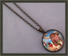 Black Tone Princess Moana/Maui Theme Necklace For Girls