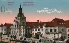 Vintage Postcard Munchen National Museum Building Munich Germany