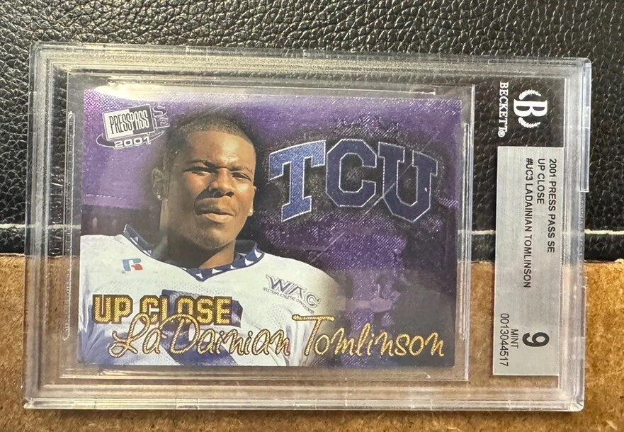 LaDainian Tomlinson Press Pass Se Up Close #UC3 Base